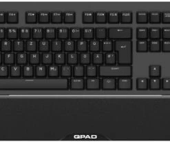 QPAD MK40 (DE) Gaming Tastatur Schwarz
