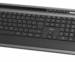 Hama KMW-600 Kabelloses Tastatur-Set Grau/schwarz