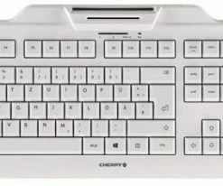 Cherry KC 1000 Tastatur Weiß/grau
