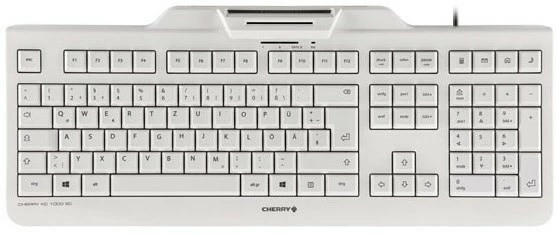 Cherry KC 1000 Tastatur Weiß/grau 1 Cherry KC 1000 Tastatur Weiß/grau