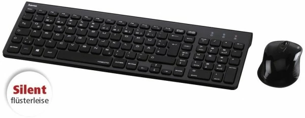 Hama Trento (DE) Tastatur-Set Schwarz 3 Hama Trento (DE) Tastatur-Set Schwarz – Bild 3