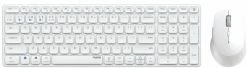 Rapoo 9700M Set (DE) Kabelloses Tastatur-Set Weiß