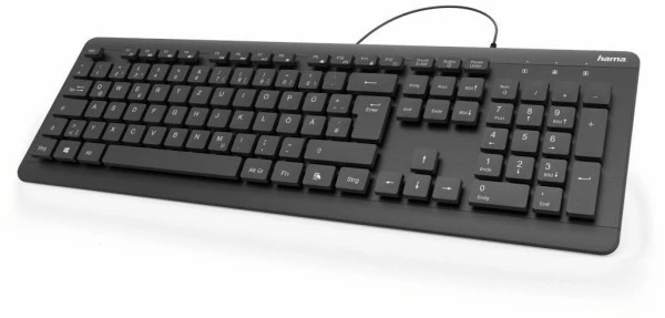 Hama KC-600 Tastatur (kabelgebunden) Schwarz 5 Hama KC-600 Tastatur (kabelgebunden) Schwarz – Bild 5