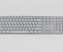 Matias FK318LS (DE) Tastatur (kabelgebunden) Für Mac Silber