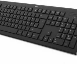 Hama Cortino Kabellose Tastatur Schwarz
