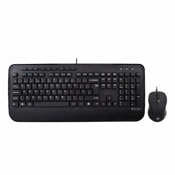 V7 CKU300UK (UK) Tastatur-Set Schwarz 1 V7 CKU300UK (UK) Tastatur-Set Schwarz
