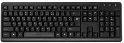 Tastatur Vivanco USB Keyboard Plus PS/2 Schwarz