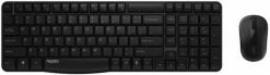 Rapoo X1800S Kabelloses Tastatur-Set Schwarz