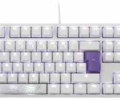 Ducky One 2 White Edition MX-Black (DE) Gaming Tastatur Weiß/schwarz