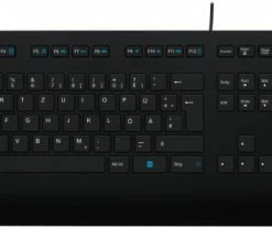 Logitech K280e (DE) Tastatur Schwarz