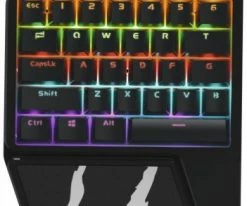 URage Exodus 410 One-Handed Gaming Tastatur Schwarz