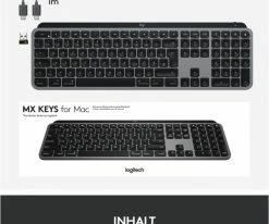 Logitech MX Keys (DE) Für Mac Bluetooth Tastatur Space Grau -PC Tastaturen Verkäufe 4bed163c 087f 4bd5 9d41 108fc5500f9f 600x600