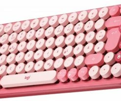 Logitech POP Keys (DE) Bluetooth Tastatur Heartbreaker/rose