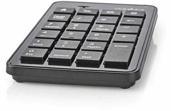 Nedis Kabelgebundene Numerische Tastatur Schwarz 5 Nedis Kabelgebundene Numerische Tastatur Schwarz – Bild 5