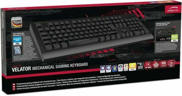 SPEEDLINK VELATOR Gaming Tastatur Schwarz 2 SPEEDLINK VELATOR Gaming Tastatur Schwarz – Bild 2