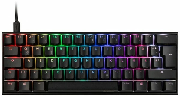 Ducky Mecha Mini MX-Red (DE) Gaming Tastatur Schwarz 1 Ducky Mecha Mini MX-Red (DE) Gaming Tastatur Schwarz