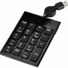 Tastatur Hama SK 140 Slimline KeyPad Schwarz