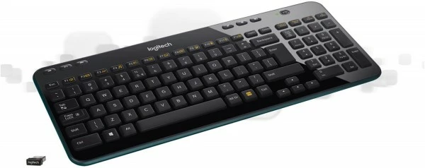 Logitech K360 (DE) Kabellose Tastatur Schwarz 5 Logitech K360 (DE) Kabellose Tastatur Schwarz – Bild 5
