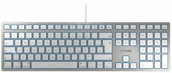 Cherry KC 6000 Slim For Mac Tastatur (kabelgebunden) Silber 1 Cherry KC 6000 Slim For Mac Tastatur (kabelgebunden) Silber