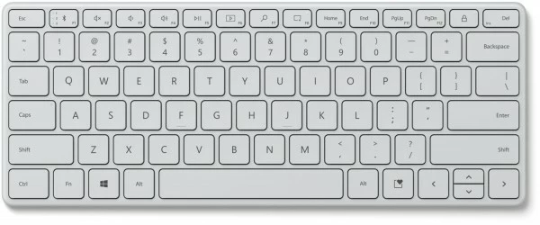 Tastatur Microsoft Designer Compact Keyboard Monza Grau 4 Tastatur Microsoft Designer Compact Keyboard Monza Grau – Bild 4