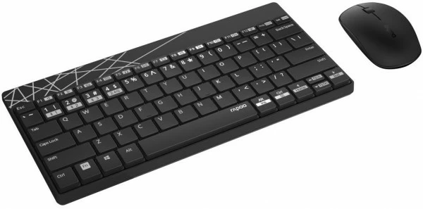 Rapoo 8000M Kabelloses Tastatur-Set Schwarz 3 Rapoo 8000M Kabelloses Tastatur-Set Schwarz – Bild 3
