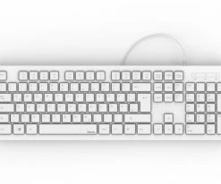 Hama KC-200 Tastatur (kabelgebunden) Weiss