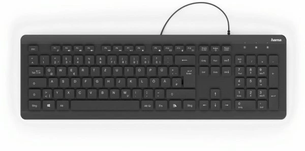 Hama KC-600 Tastatur (kabelgebunden) Schwarz 1 Hama KC-600 Tastatur (kabelgebunden) Schwarz