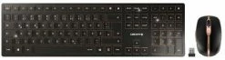 Cherry DW 9000 Slim Kabelloses Tastatur-Set Schwarz/bronze