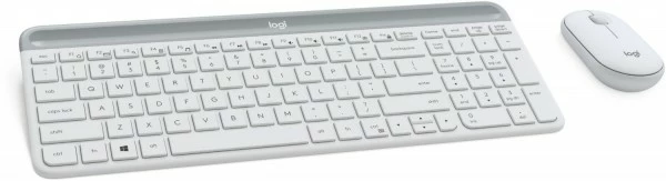 Logitech MK470 Slim Combo (DE) Kabelloses Tastatur-Set Weiß 2 Logitech MK470 Slim Combo (DE) Kabelloses Tastatur-Set Weiß – Bild 2