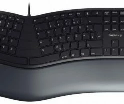 Cherry KC 4500 Ergo (DE) Tastatur Schwarz