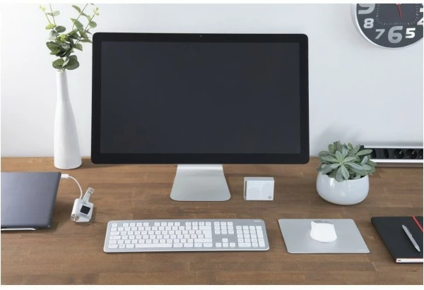 Hama KMW-700 Kabelloses Tastatur-Set Silber/weiß 3 Hama KMW-700 Kabelloses Tastatur-Set Silber/weiß – Bild 3