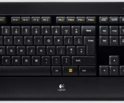Logitech K800 (DE) Kabellose Tastatur Schwarz
