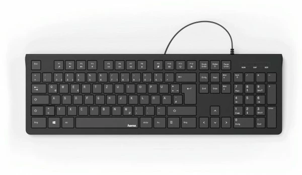 Hama KC-200 Tastatur Schwarz 1 Hama KC-200 Tastatur Schwarz