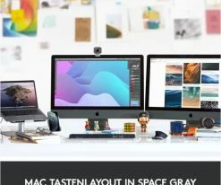 Logitech MX Keys (DE) Für Mac Bluetooth Tastatur Space Grau -PC Tastaturen Verkäufe 81277129 5abd 4ebe ba9b cfaa503219be 600x600