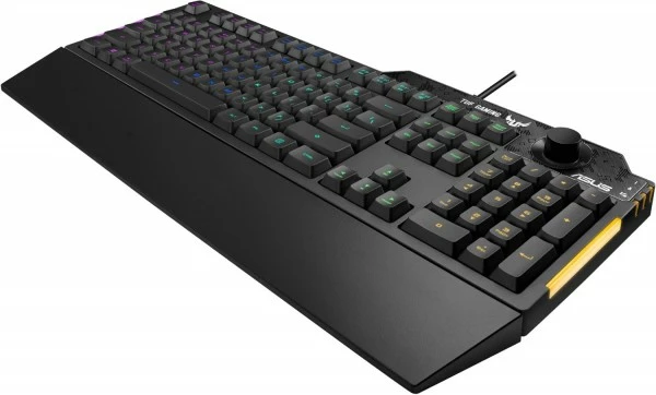 ASUS TUF Gaming K1 (DE) Tastatur Schwarz 2 ASUS TUF Gaming K1 (DE) Tastatur Schwarz – Bild 2