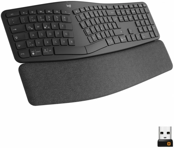 Logitech ERGO K860 Bluetooth Tastatur Graphit 1 Logitech ERGO K860 Bluetooth Tastatur Graphit
