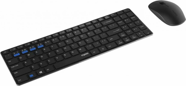 Rapoo 9300M Kabelloses Tastatur-Set Schwarz 2 Rapoo 9300M Kabelloses Tastatur-Set Schwarz – Bild 2