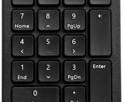 Tastatur V7 KP400-1E Nummernblock Schwarz