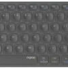 Rapoo 9600M Set (DE) Kabellose Tastatur-Sets Dunkelgrau