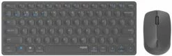 Rapoo 9600M Set (DE) Kabellose Tastatur-Sets Dunkelgrau