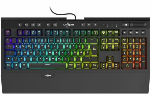 URage Exodus 900 Gaming Tastatur Schwarz 2 URage Exodus 900 Gaming Tastatur Schwarz – Bild 2