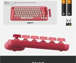 Logitech POP Keys (DE) Bluetooth Tastatur Heartbreaker/rose -PC Tastaturen Verkäufe 9a9a7113 3dbe 4e2f 8ea8 30ffba22c7fa 600x600