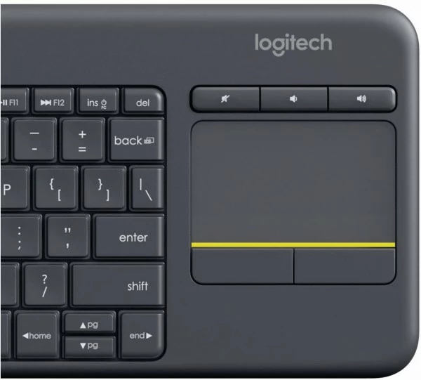 Logitech K400 Plus (DE) Kabellose Tastatur Dunkelgrau 4 Logitech K400 Plus (DE) Kabellose Tastatur Dunkelgrau – Bild 4