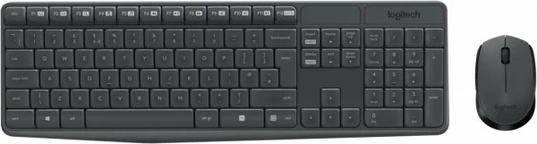 Logitech MK235 (DE) Kabelloses Tastatur-Set Grau 4 Logitech MK235 (DE) Kabelloses Tastatur-Set Grau – Bild 4