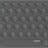 Rapoo E9600M (DE) Bluetooth Tastatur Dunkelgrau