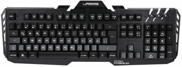 Tastatur URage URage Cyberboard Schwarz 1 Tastatur URage URage Cyberboard Schwarz