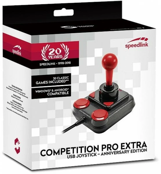 USB Joystick SPEEDLINK Competition Pro Extra Anniversary Edition Schwarz/rot 2 USB Joystick SPEEDLINK Competition Pro Extra Anniversary Edition Schwarz/rot – Bild 2