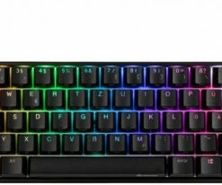 Ducky Mecha Mini MX-Silent-Red (DE) Gaming Tastatur Schwarz
