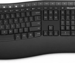 Microsoft Wireless Comfort Desktop 5050 Kabelloses Tastatur-Set Schwarz