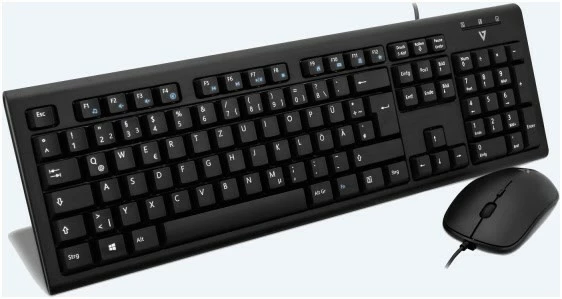 V7 CKU200DE (DE) Tastatur-Set Schwarz 1 V7 CKU200DE (DE) Tastatur-Set Schwarz